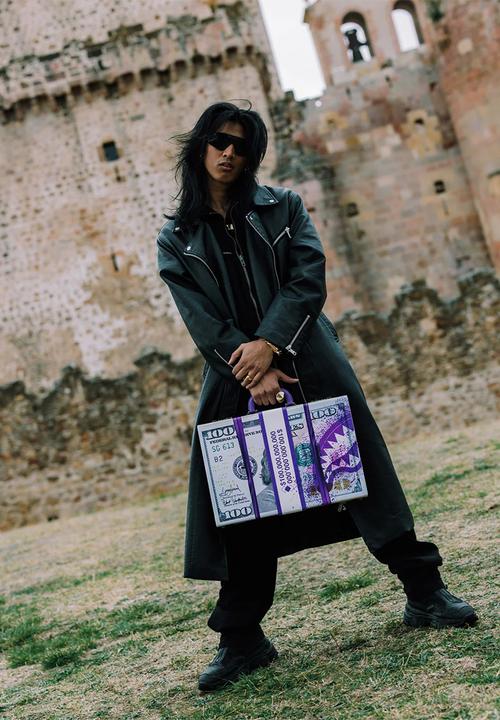 Sprayground - Money Splat Briefcase - Purple