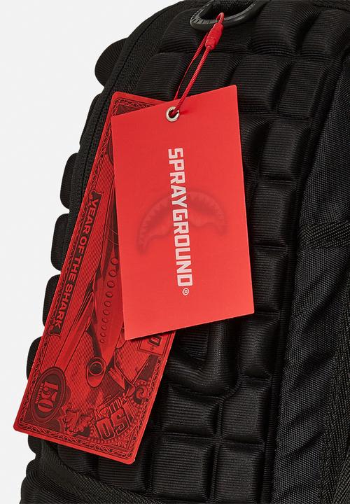 Sprayground - Foam welded shark dlxsv backpack - black