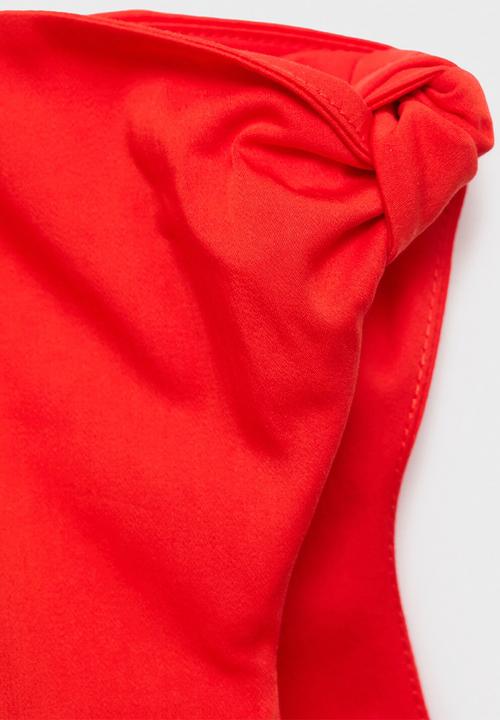 MANGO - Dress Bernie2 - Bright Red