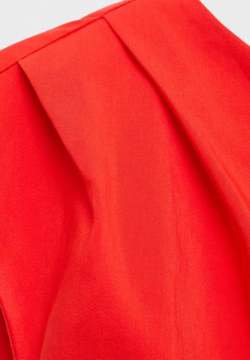 MANGO - Dress Bernie2 - Bright Red