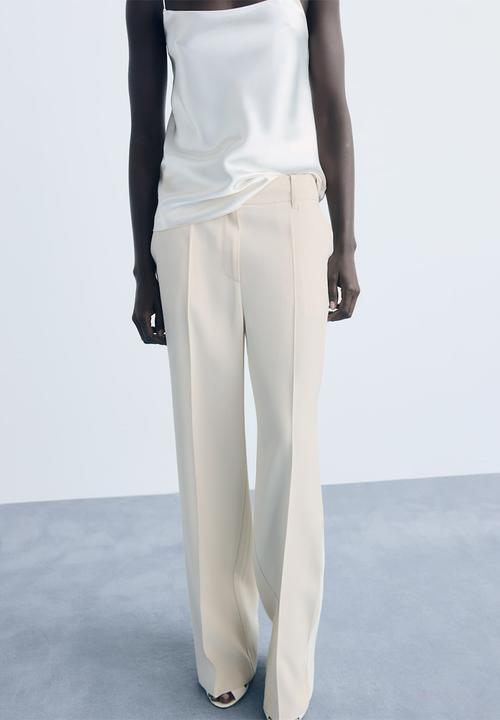 MANGO - Trousers Carlos - Light Beige