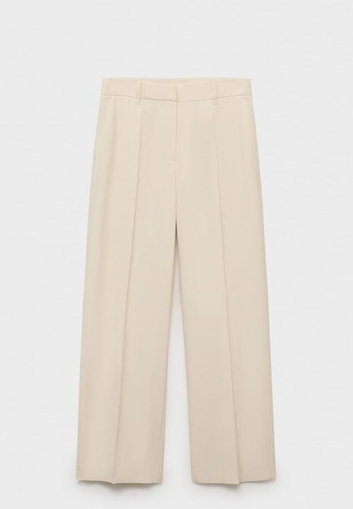 MANGO - Trousers Carlos - Light Beige