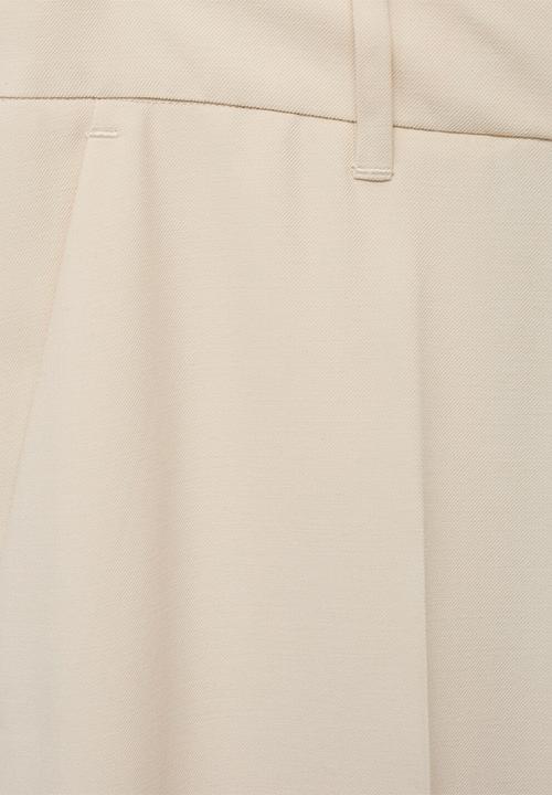 MANGO - Trousers Carlos - Light Beige