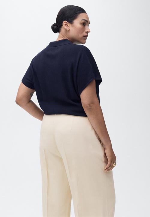 MANGO - Trousers Carlos - Light Beige