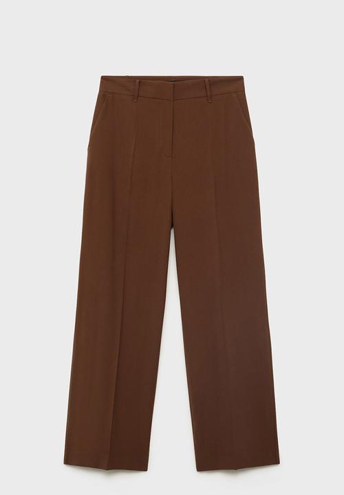 MANGO - Trousers Carlos - Brown