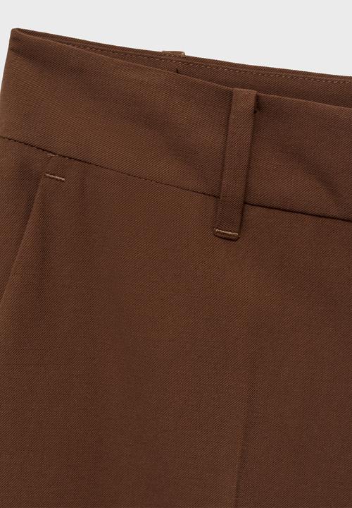 MANGO - Trousers Carlos - Brown