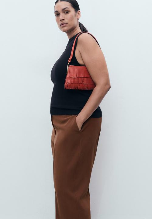 MANGO - Trousers Carlos - Brown