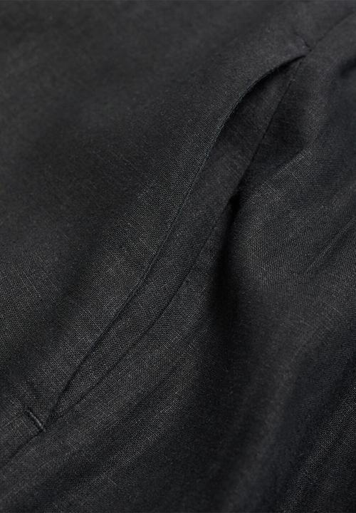 MANGO - Trousers Linovisf - Black