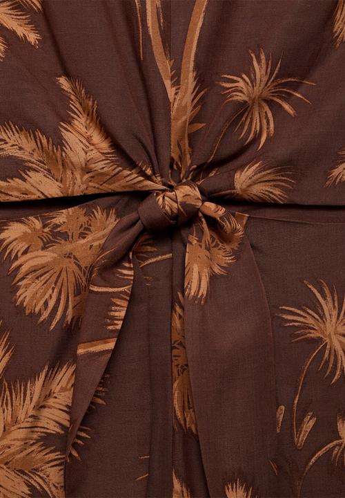MANGO - Jumpsuit Lana - Brown