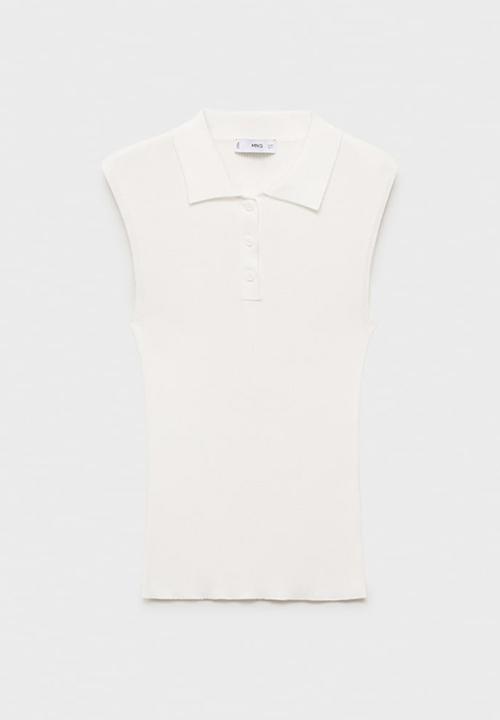 MANGO - Top Rosi - White