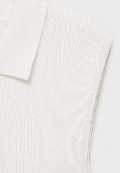 MANGO - Top Rosi - White