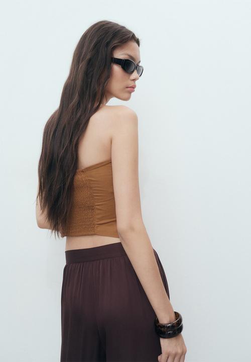 MANGO - Top Jymmy - Brown