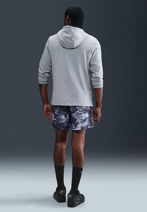 Nike - NSW Club Men's Knit Pullover Hoodie  - Dk Grey Heather/Lt Smoke Grey/W