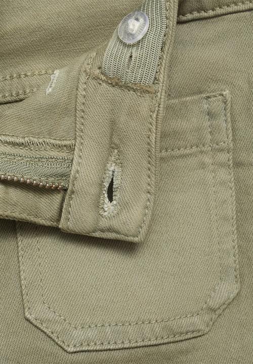 MANGO - Jeans Flarep - Beige/Khaki