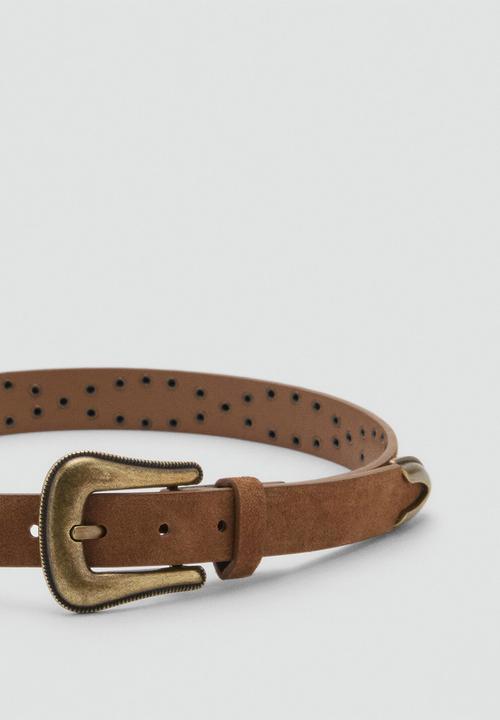 MANGO - Belt Cowboy - Medium Brown