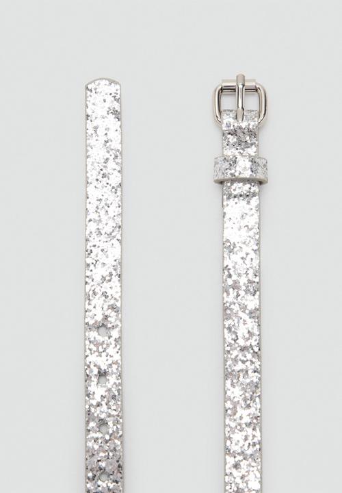 MANGO - Belt Silver - Silver