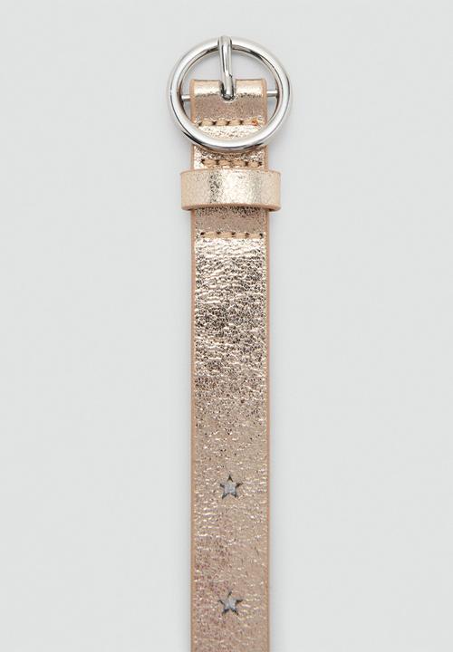 MANGO - Belt Goldb - Gold