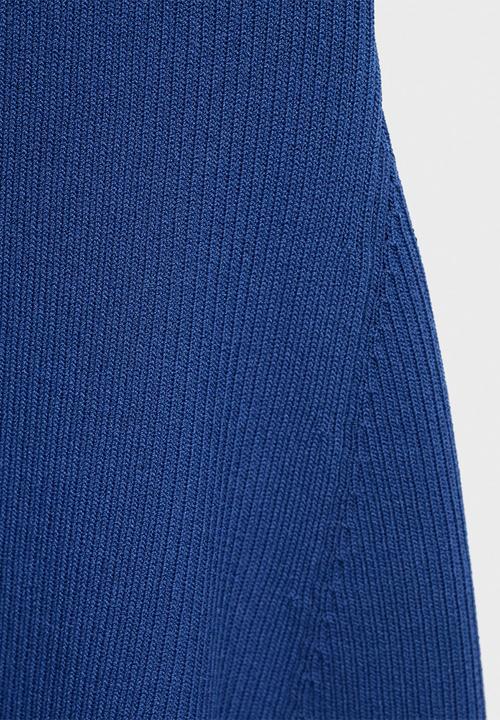 MANGO - Dress Albert - Bright Blue