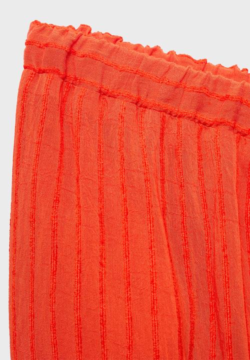 MANGO - Trousers Carrot - Orange