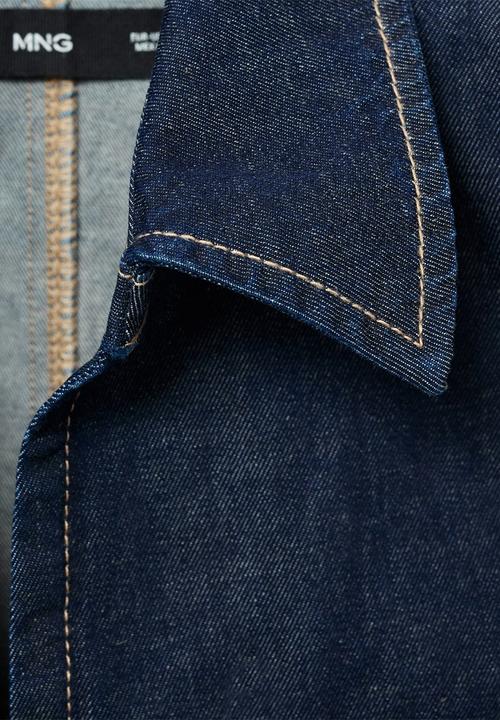MANGO - Top Maria - Open Blue