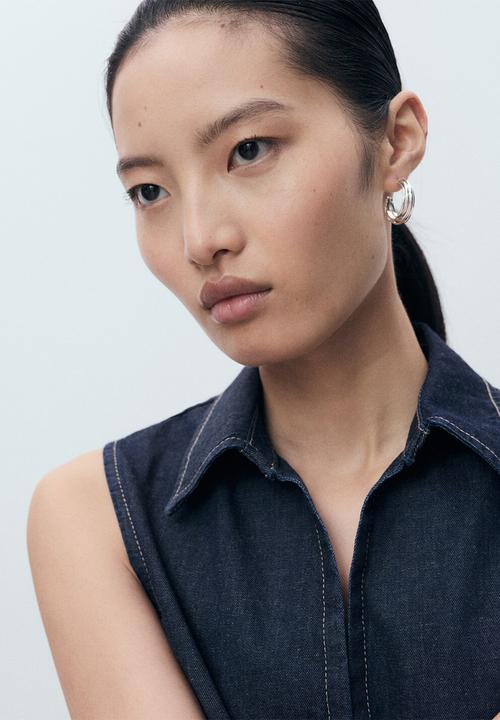 MANGO - Top Maria - Open Blue