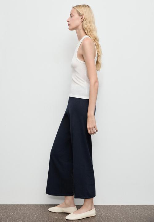 MANGO - Trousers Diana - Navy