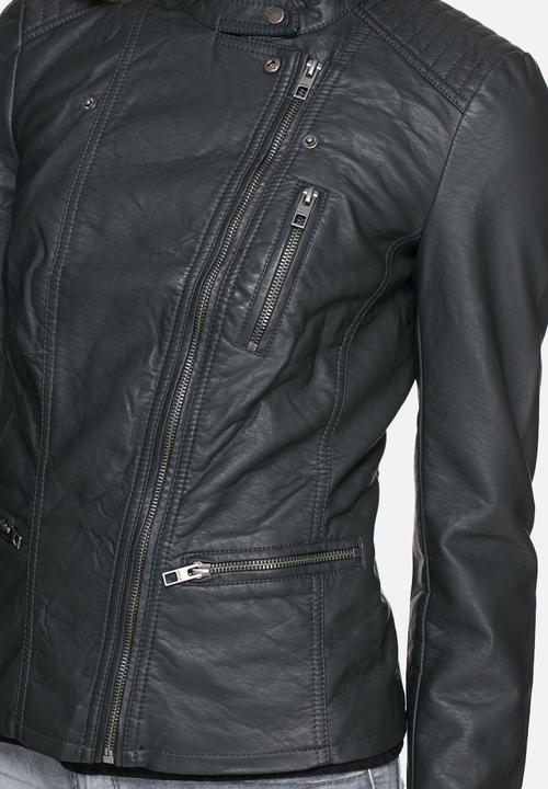 ONLY - Freya faux leather biker jacket
