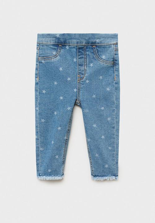 MANGO - Jeans Carmenl - Open Blue