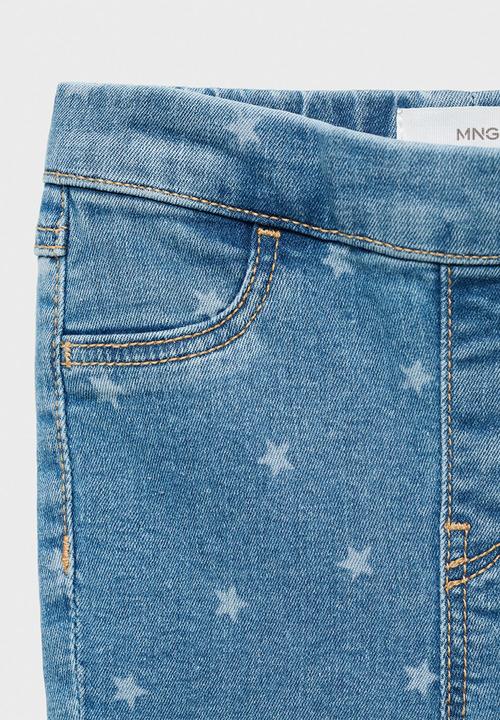 MANGO - Jeans Carmenl - Open Blue