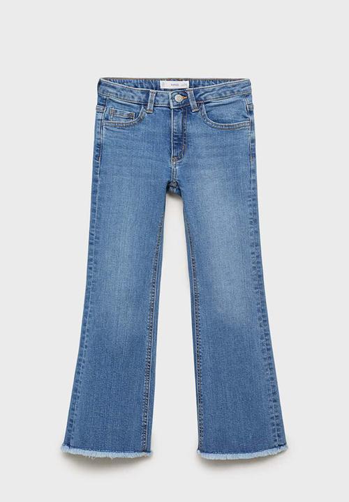 MANGO - Jeans Flare1 - Open Blue