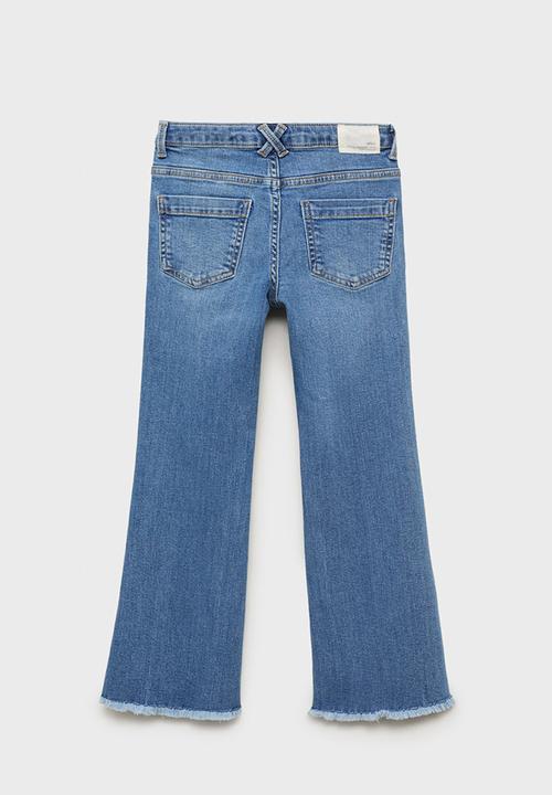 MANGO - Jeans Flare1 - Open Blue