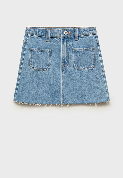 MANGO - Skirt Sue - Open Blue