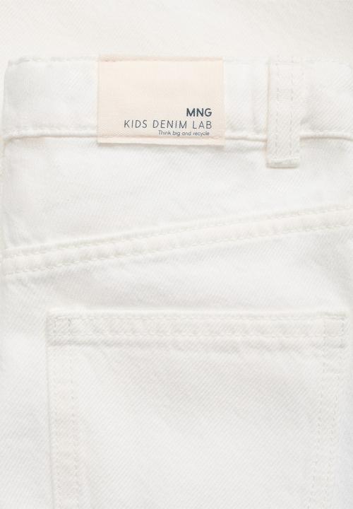 MANGO - Jeans Culotte1 - White