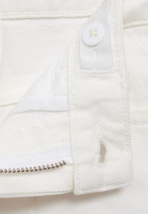 MANGO - Jeans Culotte1 - White