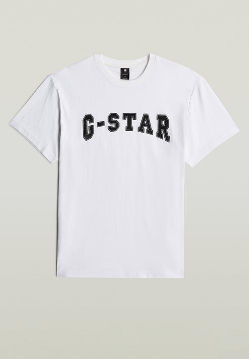 G-STAR - Felt Logo R T - White