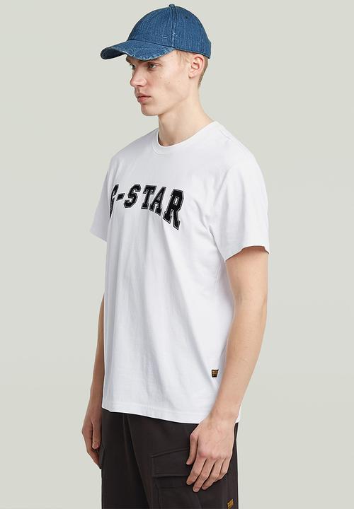 G-STAR - Felt Logo R T - White