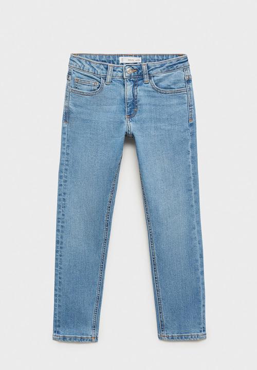 MANGO - Jeans Slim - Open Blue