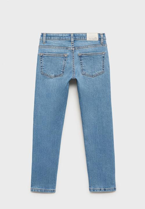 MANGO - Jeans Slim - Open Blue