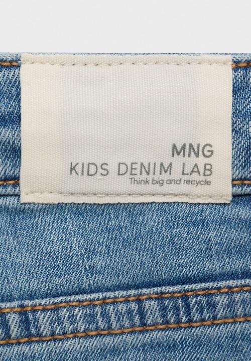 MANGO - Jeans Slim - Open Blue