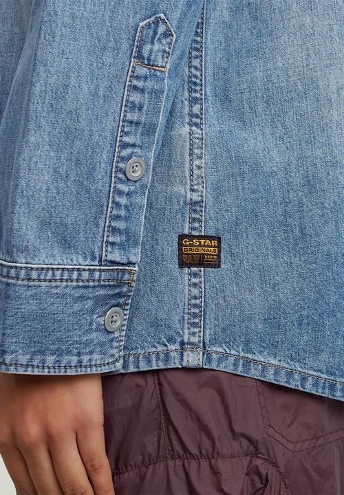 G-STAR - Regular 2-Pocket Shirt l\s Wmn - Sun Faded Thames
