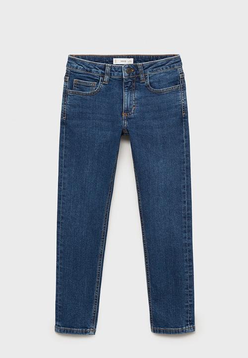 MANGO - Jeans Slim - Open Blue