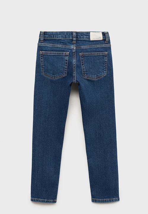 MANGO - Jeans Slim - Open Blue