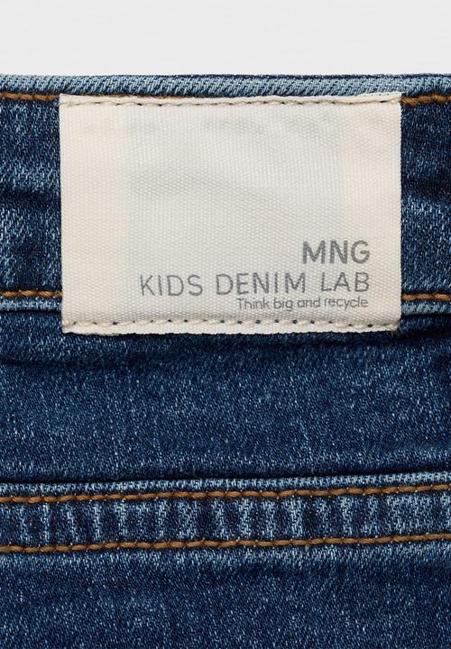 MANGO - Jeans Slim - Open Blue