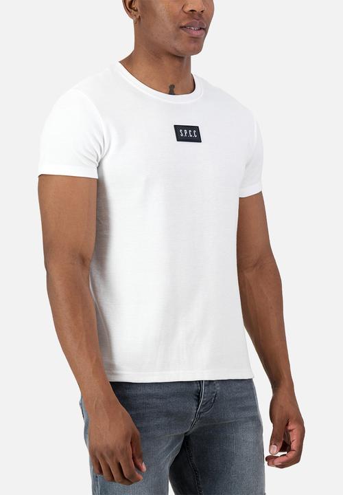 S.P.C.C - Avery Tee  Slimline Fit Fashion Tees - Optical White