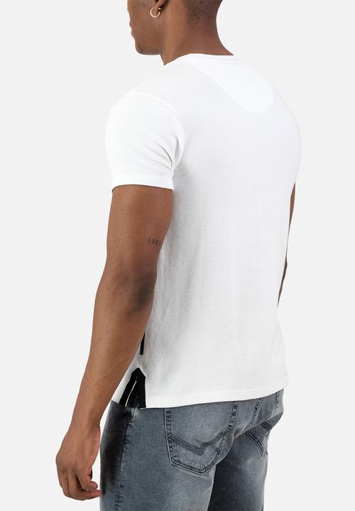 S.P.C.C - Avery Tee  Slimline Fit Fashion Tees - Optical White