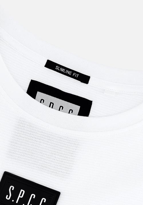S.P.C.C - Avery Tee  Slimline Fit Fashion Tees - Optical White