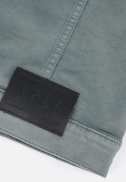 S.P.C.C - Rodan Jacket Regular Fit Denim Trucker Jacket Celeste - grey