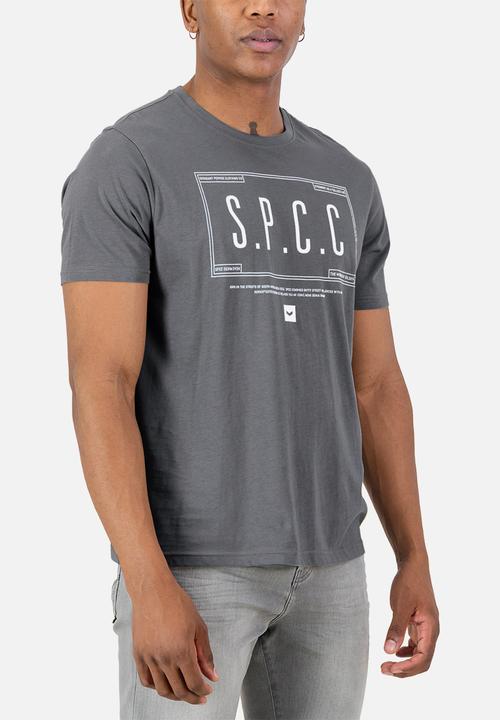 S.P.C.C - Milica Tee Regular Fit Signature Tees Celeste - grey