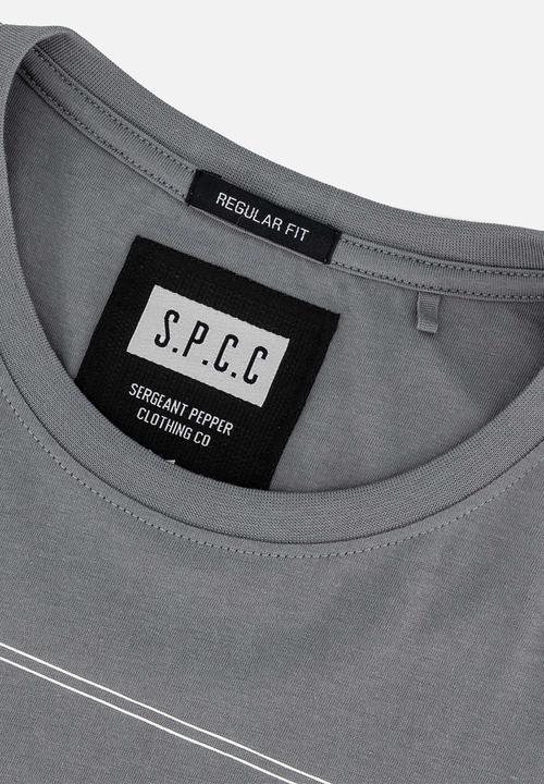 S.P.C.C - Milica Tee Regular Fit Signature Tees Celeste - grey