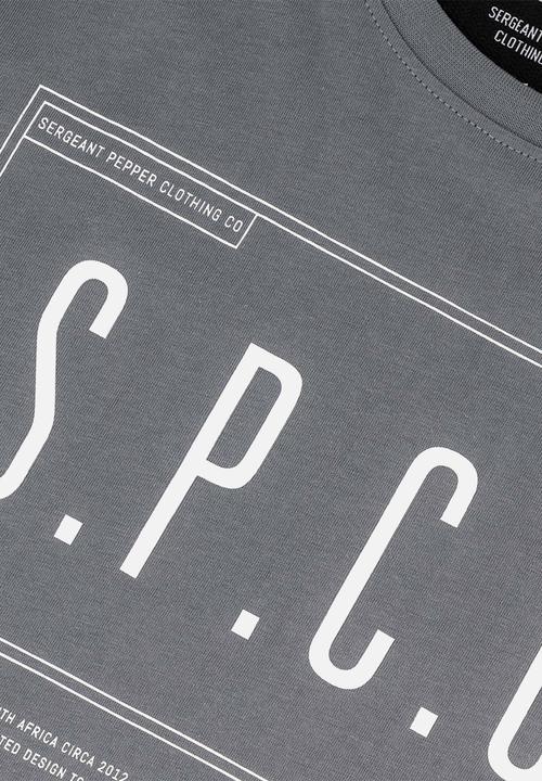 S.P.C.C - Milica Tee Regular Fit Signature Tees Celeste - grey